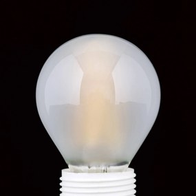 LED žiarovka E27 G45 4,5 W matná 827 stmievateľná
