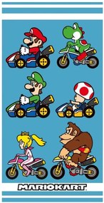 Plážová osuška Super Mario Kart - 100% bavlna - 70 x 140 cm