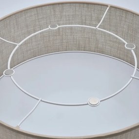 Stropné svietidlo SIRJA 1xE27/60W/230V pr. 35 cm béžová