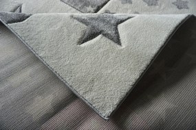 BE Koberec Smart Kids 40217 Rose GREY – sivý obdĺžnikový Rozmer: 160x230 cm