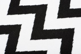 TA Koberec T238B WHITE CHEAP PP CRM Čierny Obdĺžnikový Rozmer: 80x150 cm