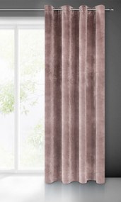 ZATEMŇOVACÍ ZÁVES NA KRÚŽKOCH RIA 140X250 CM PÚDROVO RUŽOVÁ