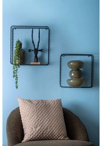 Čierne oceľové police v súprave 2 ks 35 cm Reja – PT LIVING