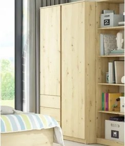 Šatníková skriňa Carlos, dub artisan, 100 cm%