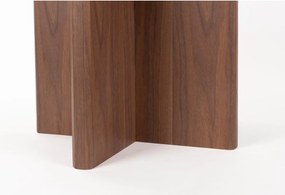 Okrúhly jedálenský stôl v dekore orecha ø 120 cm Laurent – White Label