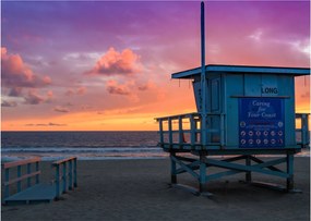 Obraz z pláže Santa Monica (70x50 cm)