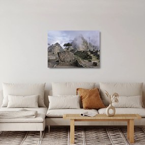 Sklenený obraz - Machu Picchu (70x50 cm)