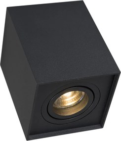 Inteligentný reflektor čierny nastaviteľný vrátane WiFi GU10 - Quadro Up