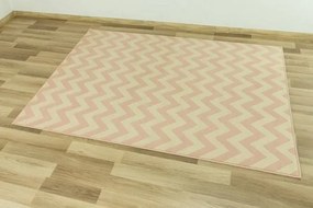Koberec LUNA 503574/85822 Cik cak ružový