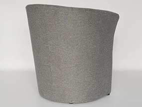 Kreslo Boston, šedá látka