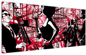 Obraz - Jazz (120x50 cm)