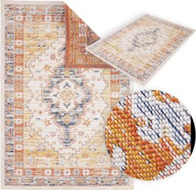 Šnúrkový obojstranný koberec ECHO REGAL Ochre