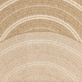 Koberec Terra 8863 biely kruh