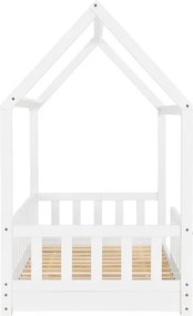 Detská posteľ 80×160 cm s roštom a ochrannou zábranou