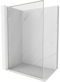 Mexen, Mexen Kioto-XF L sprchová stena s rámom 90 x 202 cm, priehľadná 10 mm, matný nikel - 800-090-174-97-00-XF