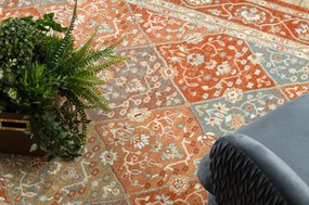 Koberec SOHO 477.27.LA301 OSTA geometrický naturálny terakotový / béžový