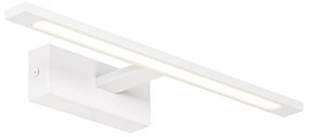 Nástenná lampa biela 41,5 cm vrátane LED IP44 - Jerre