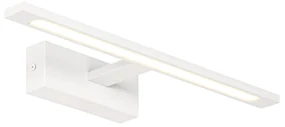 Nástenná lampa biela 41,5 cm vrátane LED IP44 - Jerre