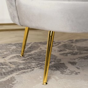 PROXIMA.store - Elegantná pohovka Zendaya FARBA: sivá