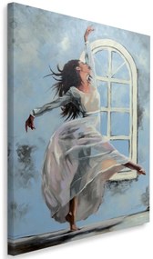 Obraz na plátně Tančící baletka - 70x100 cm