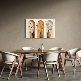 Obraz - Vázy v oblúkoch (90x60 cm)