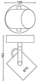 Philips - LED Bodové svietidlo SCENE SWITCH BYRE LED/4,3W/230V 2200/2500/2700K