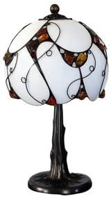 Jantarová lampa Tiffany 36*20Ø AMBER
