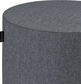 Taburetka valec, tvrdá farba produktu sivá látka zapletaná