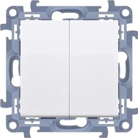 Vypínač lustrový CW5BL.01/11 s podsvietením LED biely