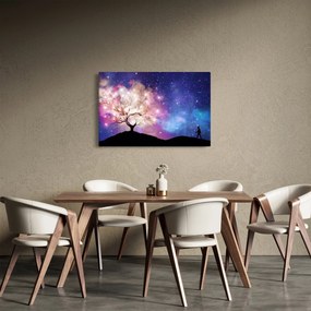Obraz - Vesmírny strom (90x60 cm)