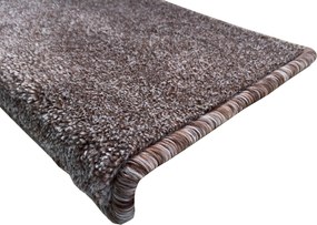 Vopi Nášľapy na schody Apollo Soft béžový obdĺžnik - 24x65 obdĺžnik (rozmer vrátane ohybu)