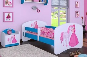 Detská posteľ bez šuplíku 140x70cm PRINCEZNA A KONÍK