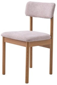 Jedálenské kreslo Canora, drevené, boucle