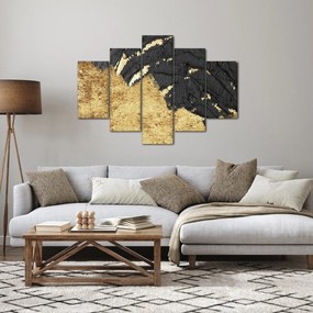 Obraz - Zlatá štruktúra N⁰1 (150x105 cm)