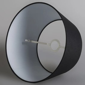 Ľanové tienidlo čierne 35 cm