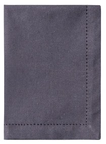 Oceľové sivé bavlnené prestieranie 32 x 48 cm 2 ks – Basic Ambiente - 596406
