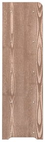 Hnedý drevený botník BINAH
