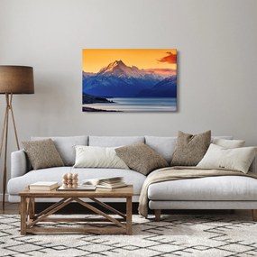 Obraz - Jazero Pukaki (90x60 cm)