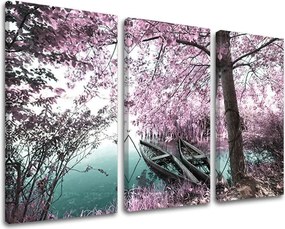 Obraz na stenu 3 dielny STROMY ST011E30