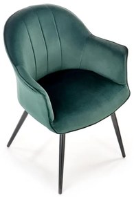Halmar Jedálenská stolička K468 - tmavě zelená