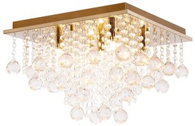 Zuma Line RLX92711-5GC - Stropné svietidlo RANGEL 5xG9/42W/230V zlatá