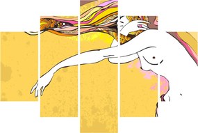Obraz - Dievča (150x105 cm)