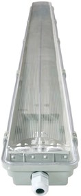 BERGE Svietidlo pre LED trubice BRGTRU066 - T8 - 2 x 120cm - 230V - IP65 - ver2