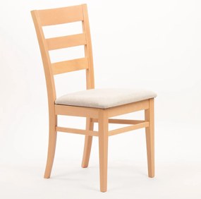 Stima Stolička VIOLA s čalúneným sedákom Vyberte odtieň ->: Borneo, Vyberte látku ->: GENEZA soft 4