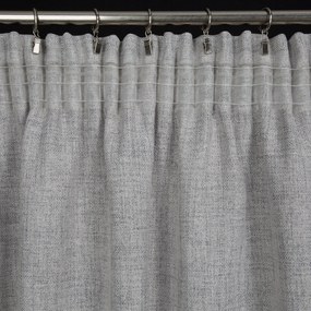 ZÁVES NA PÁSKE JULA 140X270 CM STRIEBORNÁ