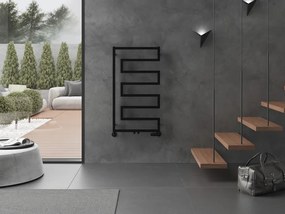 Mexen Florida, vykurovacie teleso 1080 x 600 mm, 358 W, čierna, W206-1080-600-00-70