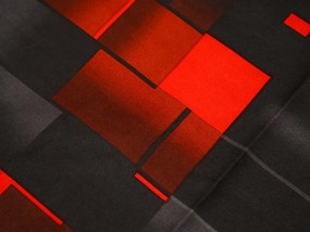 Bavlnené obliečky GRAPHIO červené Rozmer obliečky: 70 x 90 cm | 140 x 200 cm