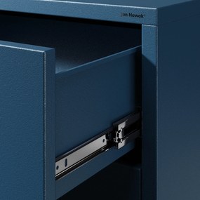 Komoda CARLA, 800 x 1015 x 400 mm, Modern: tmavomodrá farba