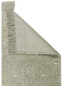 Svetlozelený prateľný ručne tkaný bavlnený koberec 140x200 cm Woods Symphony Olive – Lorena Canals