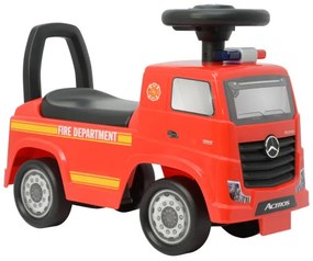 Odrážadlo Mercedes-Benz Actros hasičské auto červené